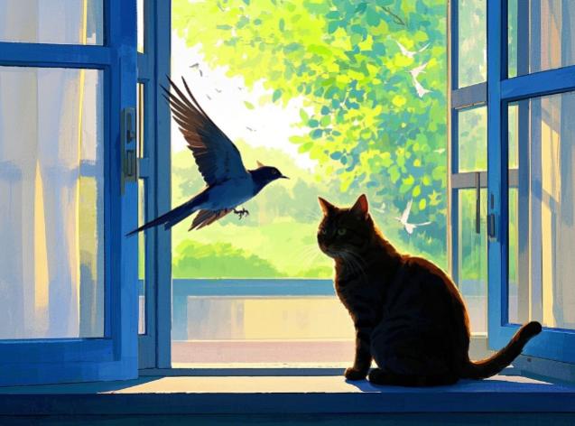 猫咪为什么爱看窗外