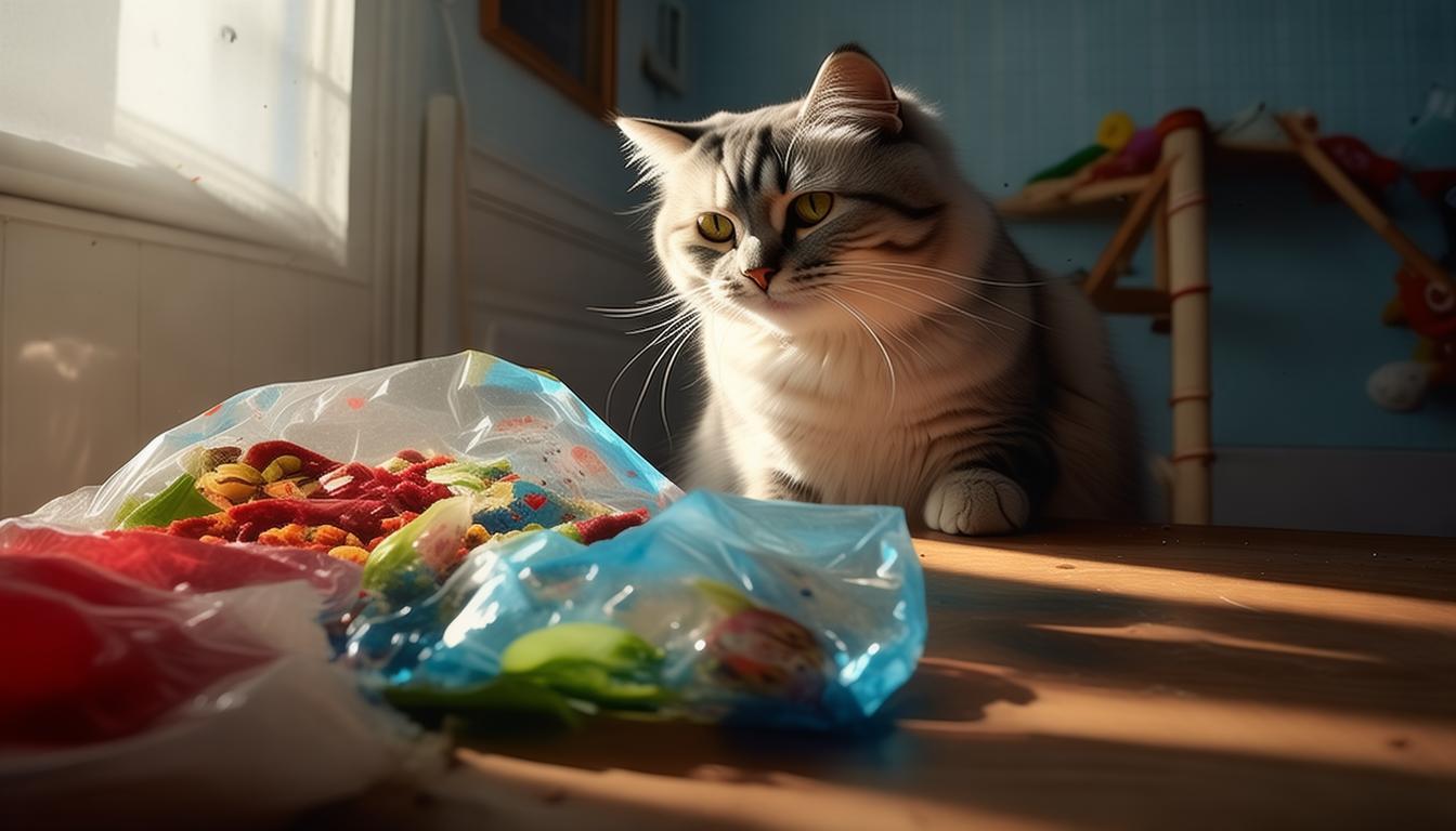 猫咪为什么喜欢舔塑料袋