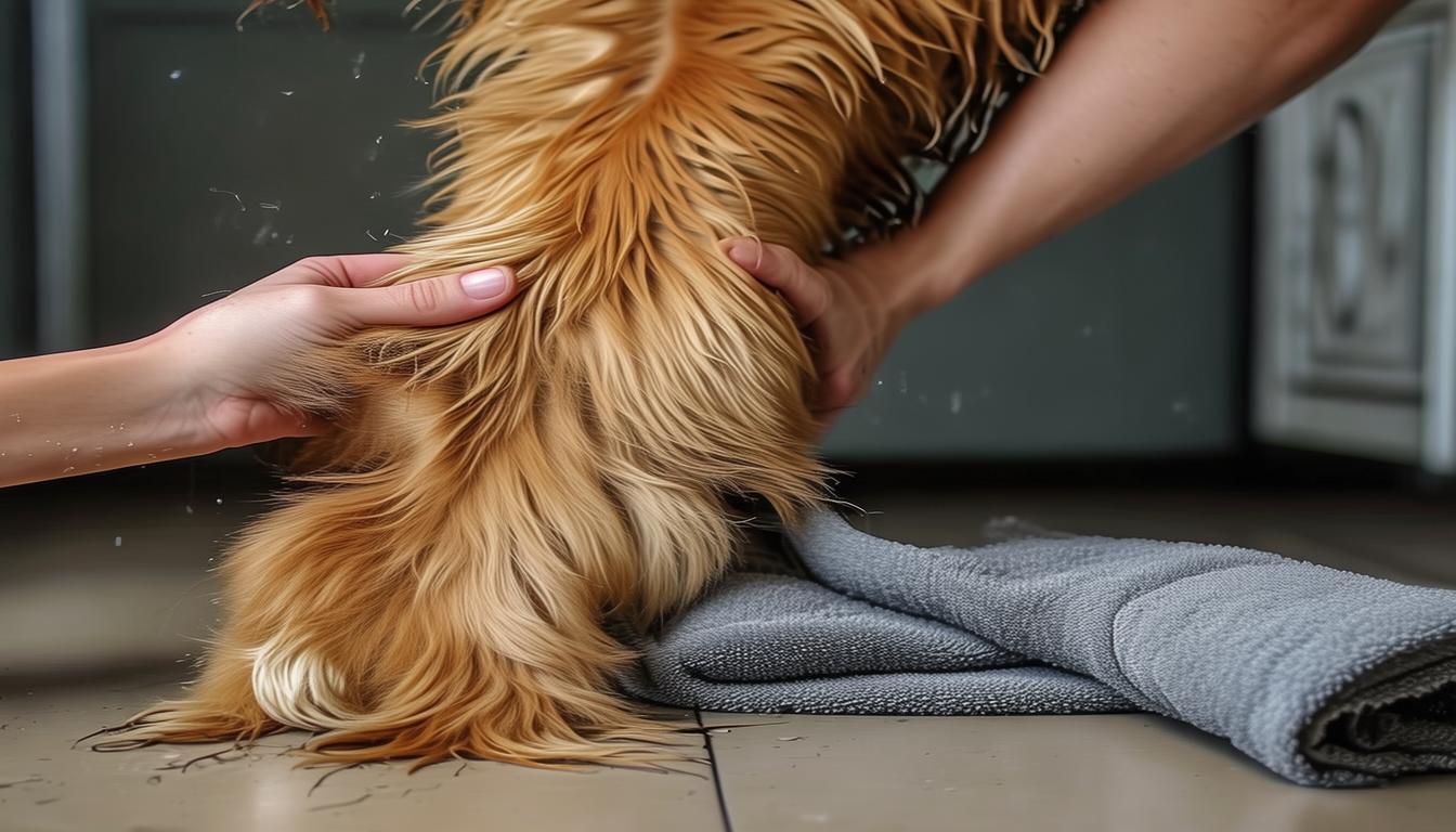 洗澡时如何清洗狗狗的背部