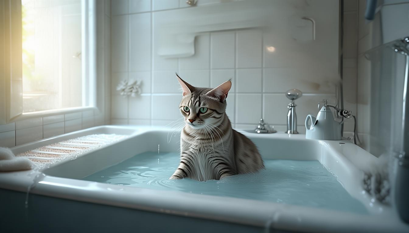 如何让猫咪不害怕洗澡